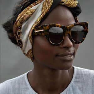 Karen Walker x Kenya tortoise sunglasses